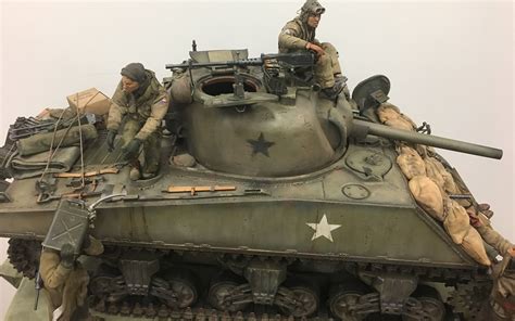 Military Diorama, Military Art, Usa Tank, Wood Toys Plans, Military Action Figures, Sherman Tank ...