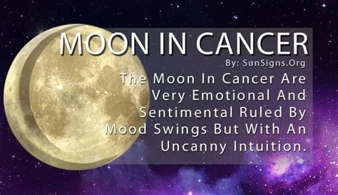 Moon in Cancer Meaning: Nurturing And Kind - SunSigns.Org