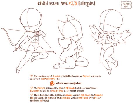 Body Base Chibi Poses - meandastranger