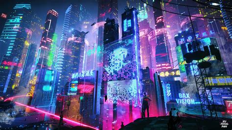 1920x1080 Colorful Neon City 4k Laptop Full HD 1080P ,HD 4k Wallpapers,Images,Backgrounds,Photos ...