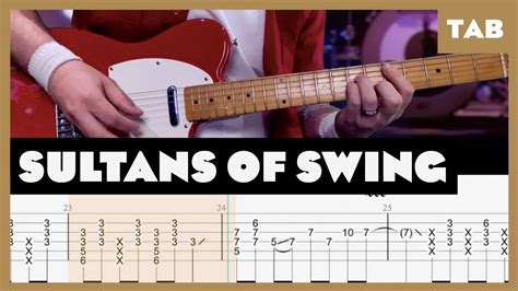 Sultans of Swing Dire Straits Cover | Guitar Tab | Lesson | Tutorial - Mr. Tabs