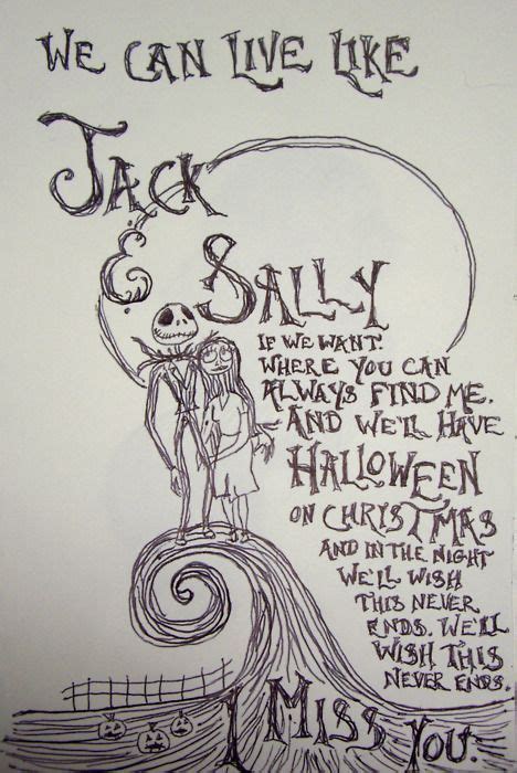 Jack And Sally Love Quotes. QuotesGram