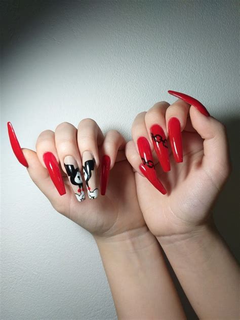 Nails design kuromi | Дизайнерские ногти, Маникюр, Ногти