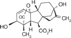 Chemical structure of gibberellic acid. | Download Scientific Diagram