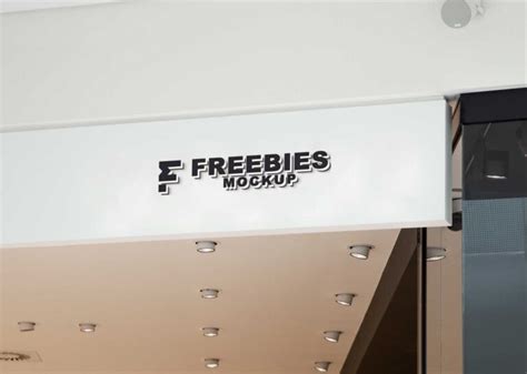 Office Signage Mockup - Freebies Mockup