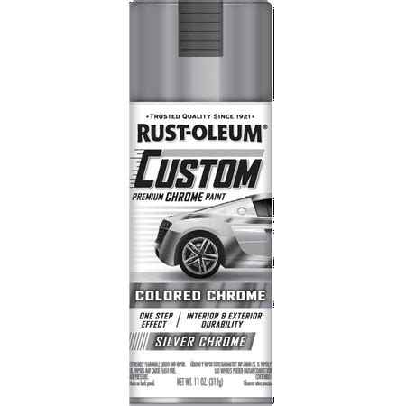 Rust-Oleum Custom Colored Chrome Automotive Spray Paint Silver Chrome, 10 oz - Walmart.com