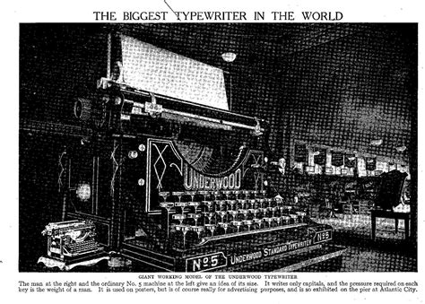 oz.Typewriter: Evolution of the Typewriter, at least until 1928