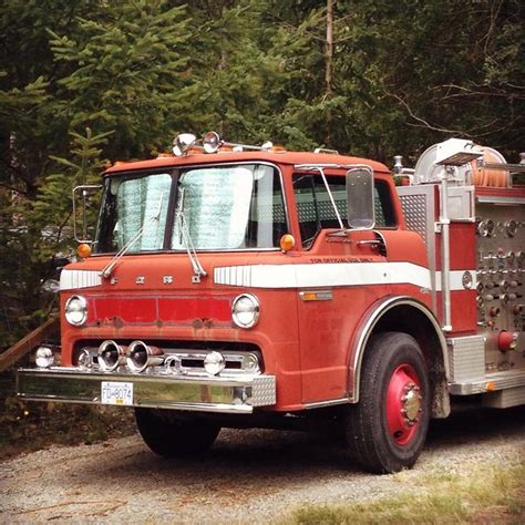 Drive past this old fire truck every Tuesday. How many fires has it seen? . . . #firetruck #ford ...