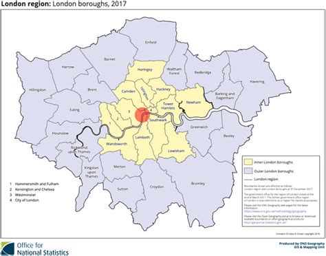 Map Of London Boroughs - Map Of Counties Around London