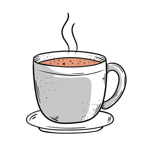 coffee cup doodle 2696192 Vector Art at Vecteezy