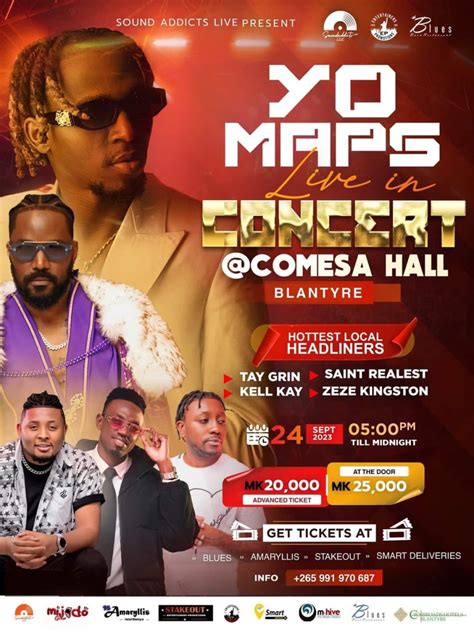 Yo maps in live concert - MalawiEvents.com