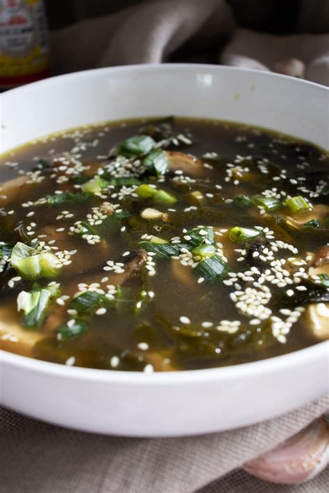 Vegan Korean Seaweed Soup Recipe