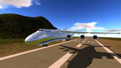 Antonov AN-225 Mriya coming in for a landing : SimplePlanes