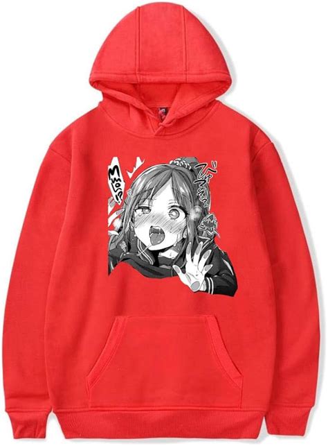 Hoodies Sweatshirt Japan Anime Ahegao Shy Girl Men Hoodies Sweatshirt ...