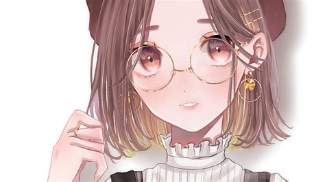 Aggregate more than 71 anime girl with glasses wallpaper - in.coedo.com.vn