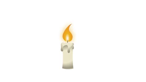 White Candle Animation GIF | GIFDB.com