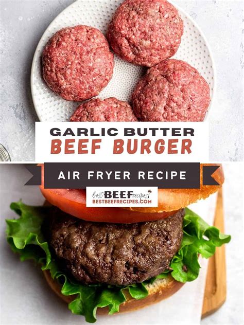 Air Fryer Garlic Butter Burgers | Best Beef Recipes