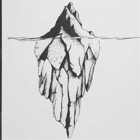 Iceberg Drawing, Pencil, Sketch, Colorful, Realistic Art Images ...