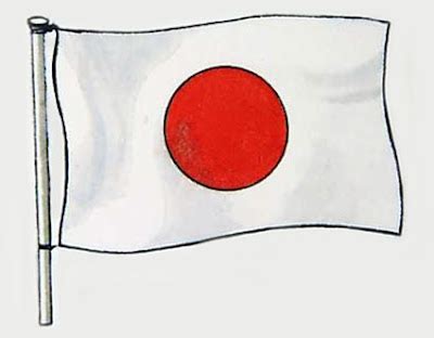 DIBUJOS DE LA BANDERA DE JAPON