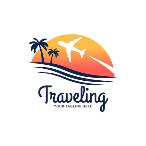 Premium Vector | Detailed travel logo