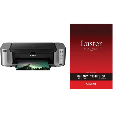 Canon PIXMA PRO-100 Printer with Photo Paper Kit 6228B002 B&H