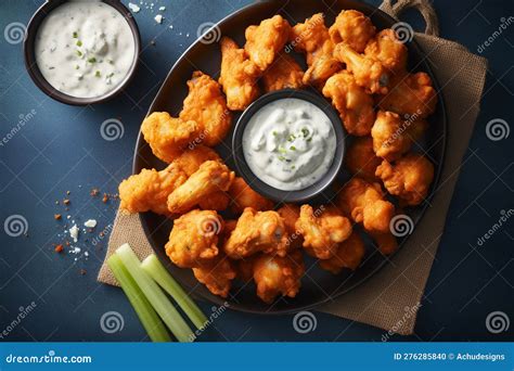 A Platter of Hot and Spicy Buffalo Wings Stock Illustration - Illustration of appetizer, produce ...