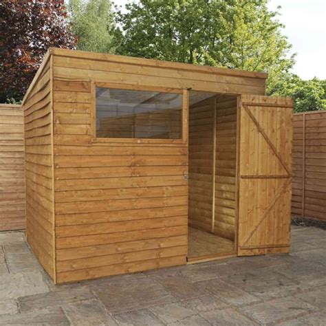 Mercia Overlap Pent Shed 8X6 | Garden Street