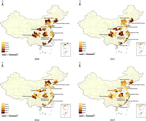 The spatial differentiation characteristics of urban human settlement ...