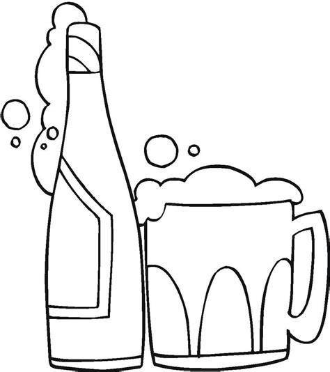 Alcohol clipart black and white, Alcohol black and white Transparent ...