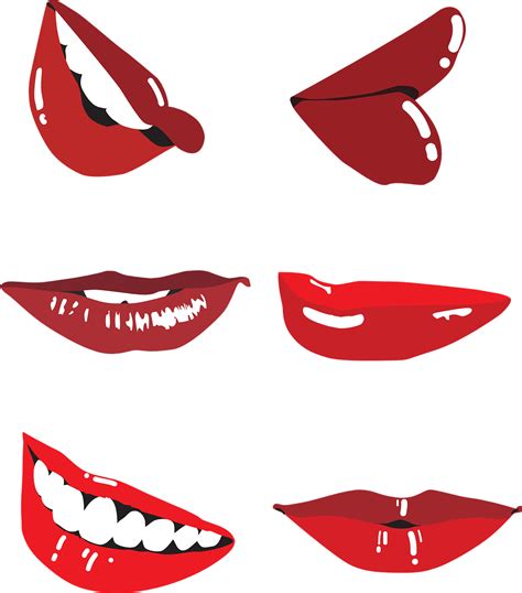 Download Varietyof Cartoon Mouth Expressions | Wallpapers.com