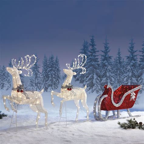 Christmas Sleigh Outdoor/indoor Christmas Decoration Premiu… | Outdoor ...