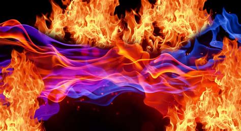 Purple Fire Backgrounds