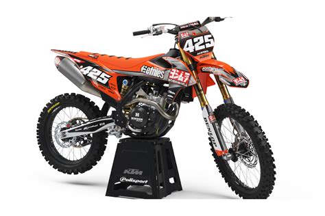 Custom dirt bike Graphics kit KTM SMART | custom-graphics-mx