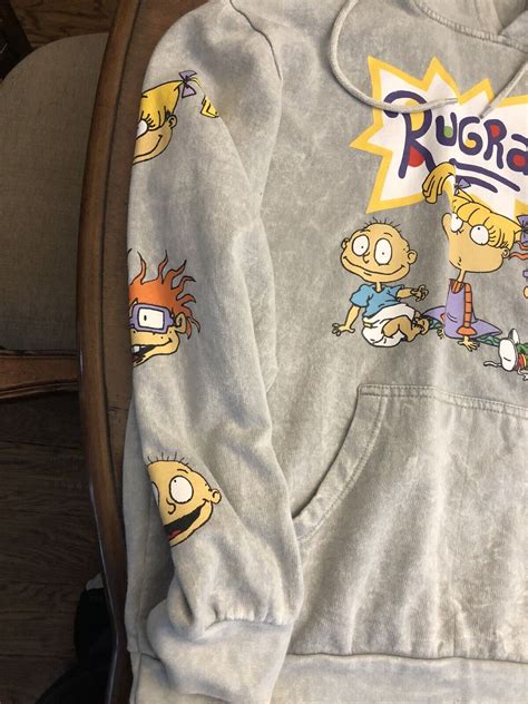 Vintage Rugrats Nickelodeon 90s Cartoon TV Show Hoodi… - Gem