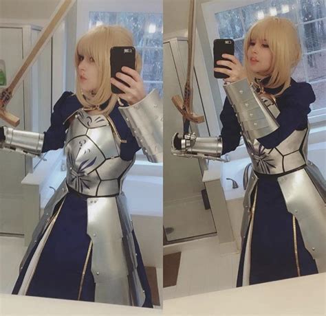 My saber cosplay (waiting on Excalibur) : r/grandorder