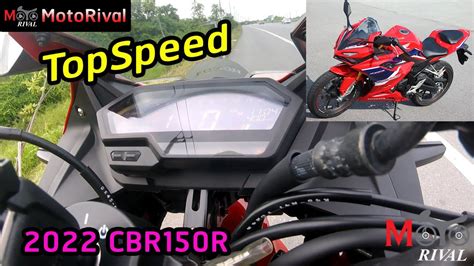 Top Speed 2022 Honda CBR150R & Accerelation Test by MotoRival - YouTube