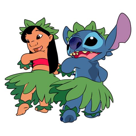 Stitch Hula Svg