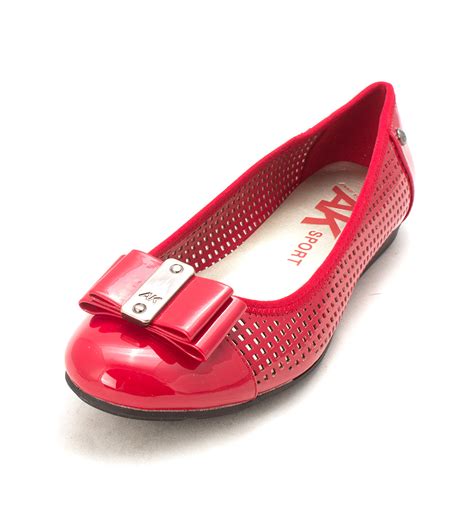 Anne Klein Womens aricia Round Toe Ballet Flats, Red, Size 7.5 UuUo | eBay