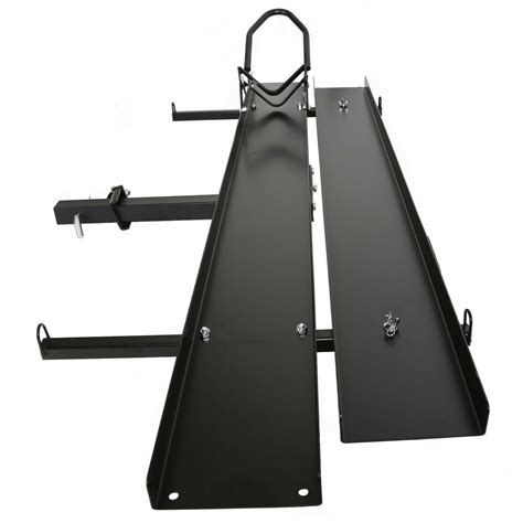 79" 600lb Motorcycle Carrier Dirt Bike Black Heavy Duty Steel Rack 2 ...