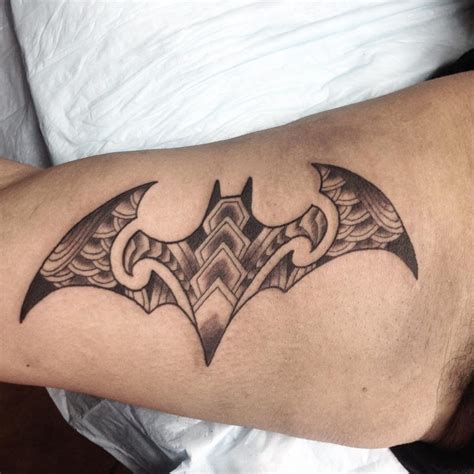 100+ Best Batman Symbol Tattoo Ideas - Comic Superhero (2019)