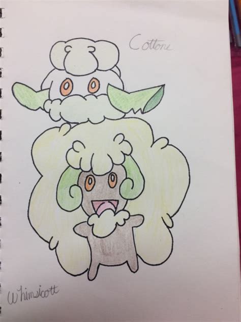 Cottonee evolution by AmberShepard on DeviantArt