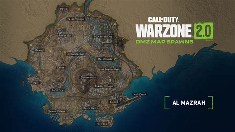 ALL DMZ SPAWN LOCATIONS MAP