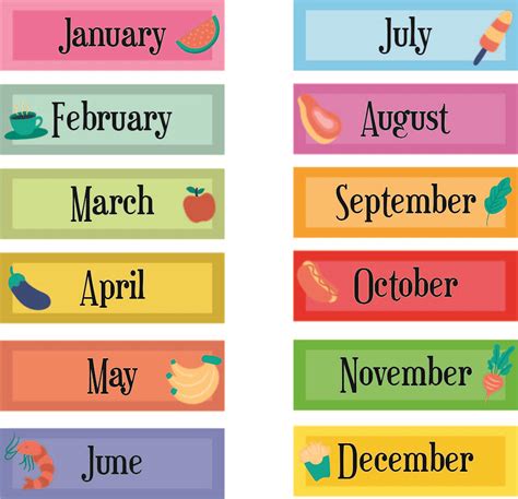 8 Best Images of Printable Calendar Month Labels - Free Printable Calendar Headers Months ...