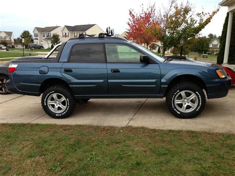 2006 Subaru Baja Sport - 4" lift with 29" Goodrich Mud TA KM2 235/70-16 tires | Subaru baja ...