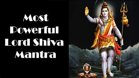 ॐ Most Powerful Lord Shiva Mantra to Remove Evil Negative Energy Shiva Namaskar Mantra ॐ - YouTube