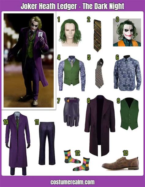 How To Dress Like Dress Like Heath Ledger Guide For Cosplay & Halloween