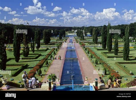 Brindavan Gardens , KRS , Krishnarajasagara Dam , Mandya , Mysore , Karnataka , India , Asia ...