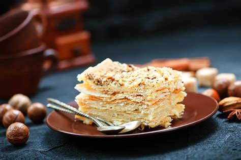 Russian Napoleon Cake Recipe That Uses Condensed Milk | Besto Blog