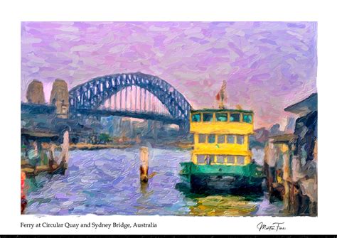 Sydney Harbour Bridge Digital Paintings Series on Behance