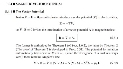 Seekrankheit Muss Rückseite magnetic vector potential examples Sollte Leere George Bernard